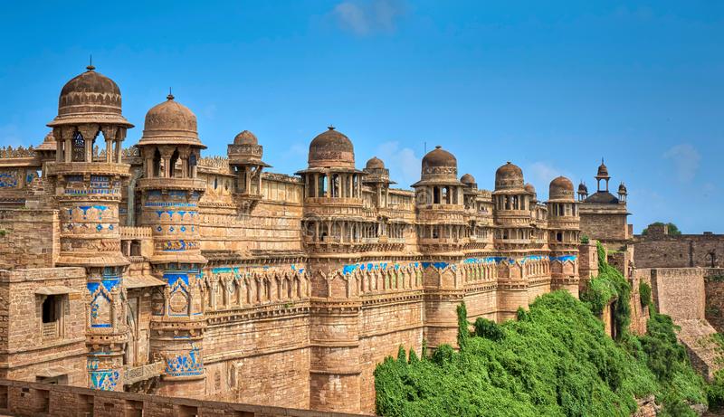 gwalior-fort-madhya-pradesh-india-gwalior-fort-madhya-pradesh-india-gwalior-fort-gwalior-wall-stone-castle-fort-fortress-towern-161690462